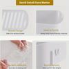 2 Pieces Adhesive Shower Ball Box Bathroom Shelf Organizer No Drilled Shower Rack Bath Products Shampoo Fragrance Rack Shower Room Bathroom Kitchen