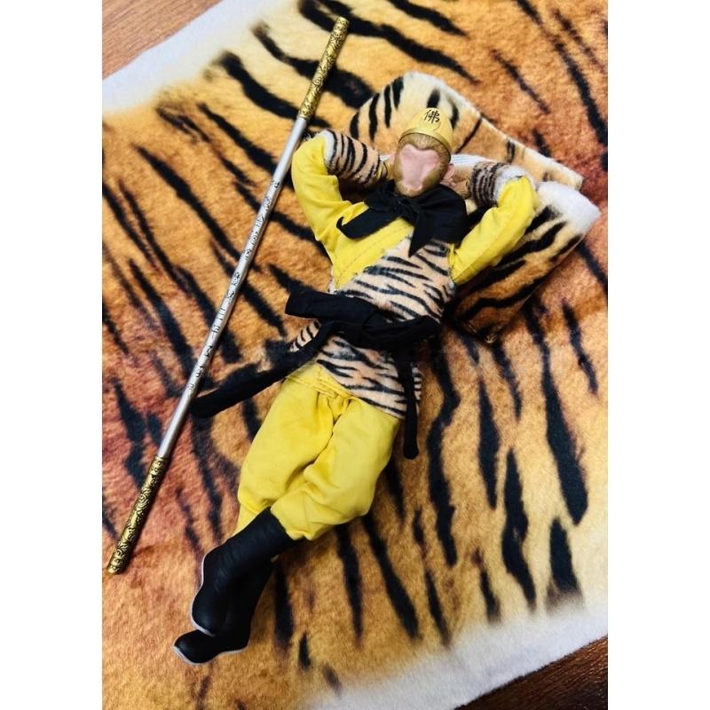 1 stk 1:12 Dukkehus Miniatur Tigermønster Leopardmønster Plys Tæppe Model Soveværelse Stue Dekoration Dukkehus Tilbehør