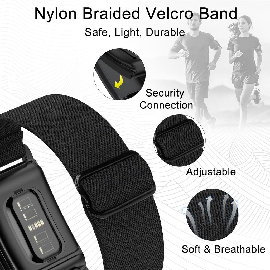 Scrunchie-Armbänder für Whoop 5.0 4.0 Armband Zubehör Sport Verstellbares Nylon-Schlaufenarmband correas Ersatzgürtel für Whoop 3.0