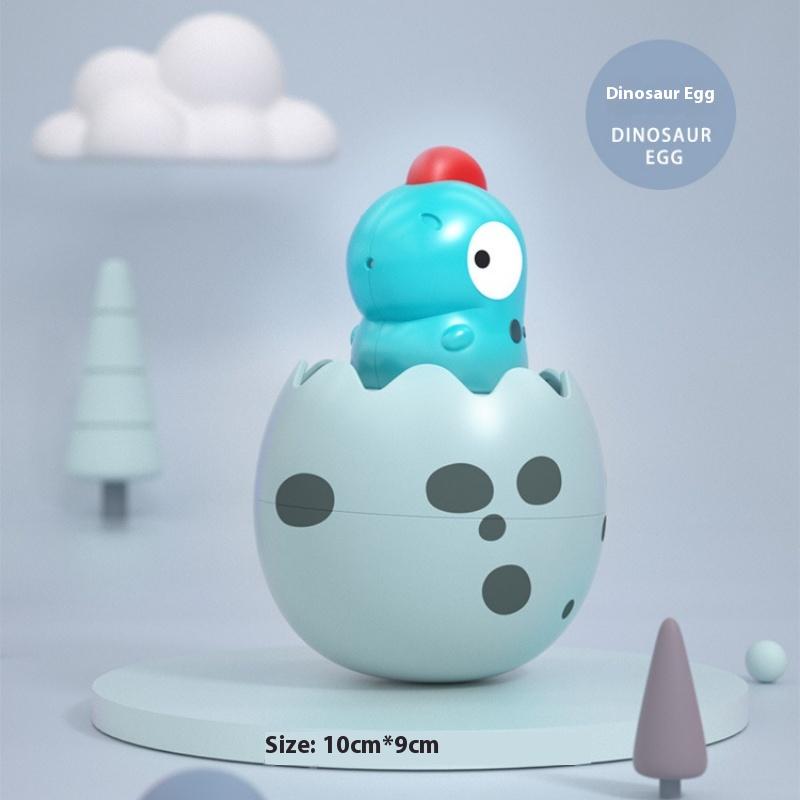 Baby Bath Toys Yellow Duck Rain Spray Egg Baby Children Bathroom Water Play Shower Boy and Girl Dinosaur Eggshell