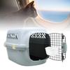 Cat Travel Carrier Large Space Lockable Door 4 Sides Ventilation Portable Hard Sided Dog Pet Carrier for Outdoor Home Car