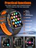 SACOSDING GPS Outdoor Sports Compass BlueTooth Call Smart Watch Waterproof Flashlight Heart Rate Health Smartwatch Information Reminder