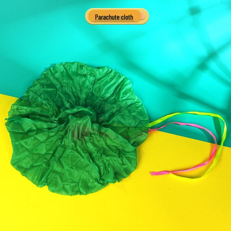 Handmade Parachute Cloth Science Experiment Kit - STEAM Teaching Aid for Students