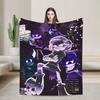 Murder Drones Knitted Blankets Funny Retro  Fuzzy Throw Blanket Home Couch Personalised Ultra-Soft Warm Bedsprea