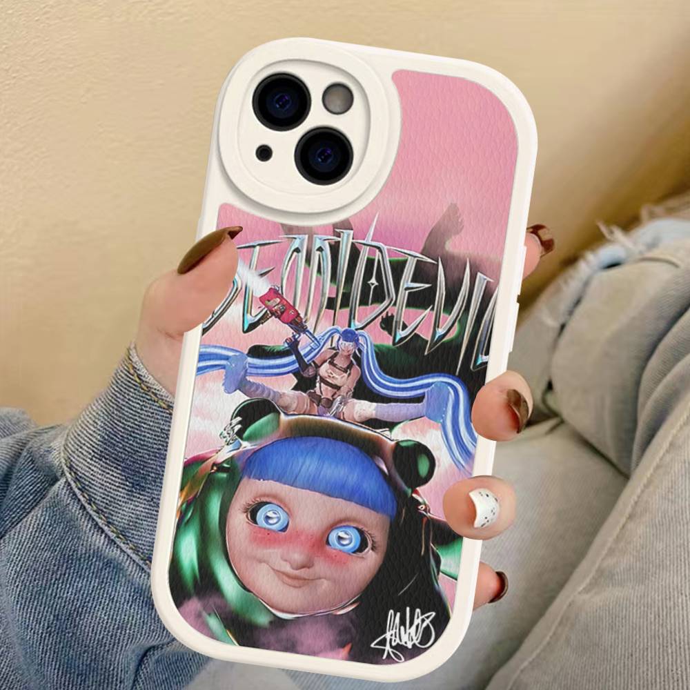 Ashnikko Rapper Leather Phone Case For IPhone 16 15 14 13 12 11 Pro Max Plus Shockproof Cover