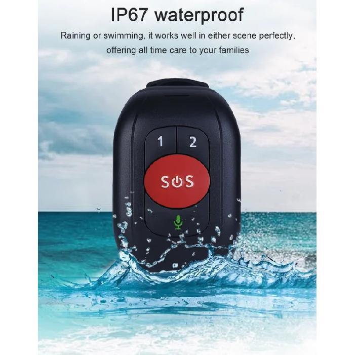 4G Elderly alarm GPS Watch 2G Tracking Bracelet Health monitor SOS IP67 Waterproof Locator Fall Alert Tracker for Old People
