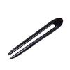 U-Shaped Ebony Hair Stick: Elegant Chinese Style Bun Hairpin & Styling Accessory