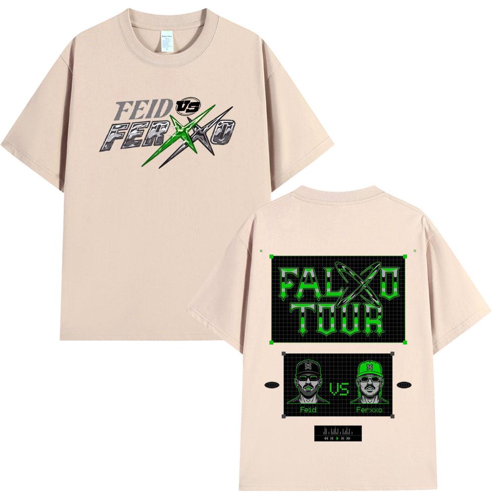 Rapper Feid Ferxxo Tour 2026 Merch Tshirt Mens Women Fashion Hip Hop Tshirts Cotton Casual Short Sleeve T Shirts Fan Gifts Top