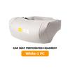 Car Neck Pillow Leather Head Support Protector Backrest Cushion For Renault RS Kadjar Captur Clio Megane 2 3 4 RS Koleos Logan R111
