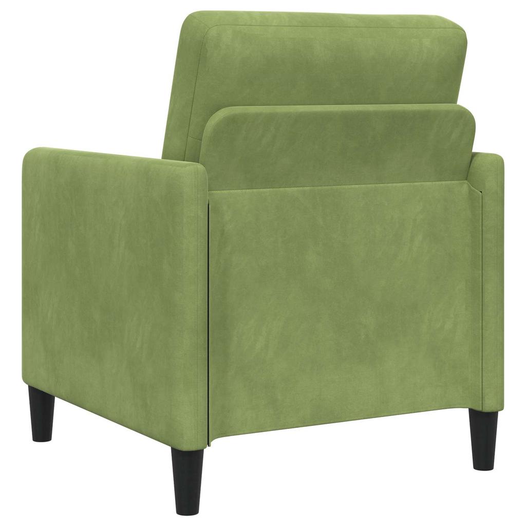 Sofa Set with Storage 2 pcs Light Green Polyester
