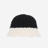 Poodle Bucket Hat Black   Ivory