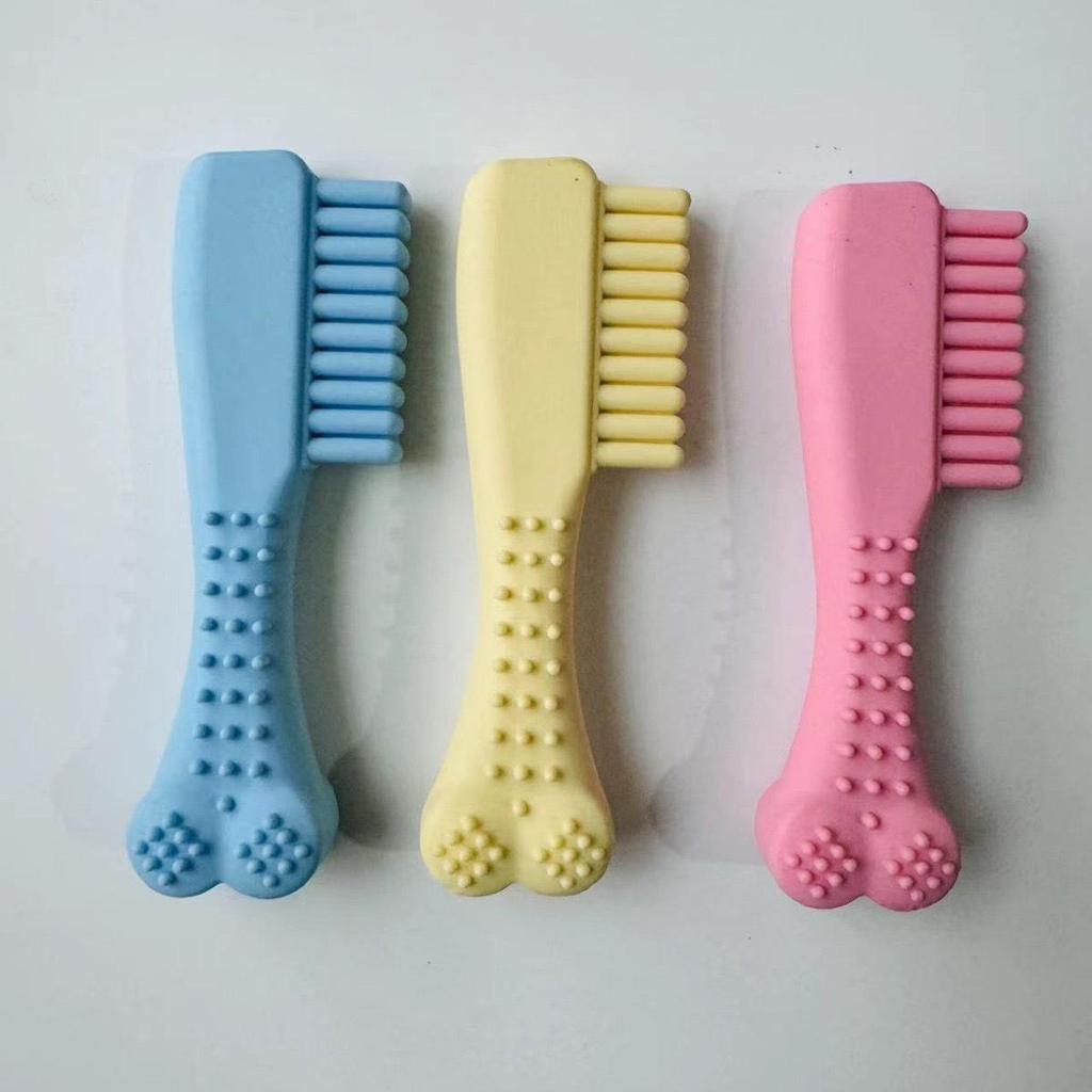 Durable TPR Teething Dog Toys for Golden Retrievers and Corgis - Bite-Resistant Cleaning Sticks and Balls