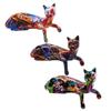 Graffiti Sovande Katt Staty Skrivbordskollektion Hantverk 21,2x9x15cm Harts Skulptur för Bar Skåp Modern Mångsidig Söt