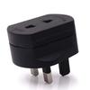 Charger Converter Mains Socket Adapter UK Plug To EU Plug Black For Shaver Plug/Toothbrush
