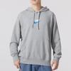 Nike Sweatshirts Men's Gray Hooded Non Detachable Moderate Regular FB7789-063