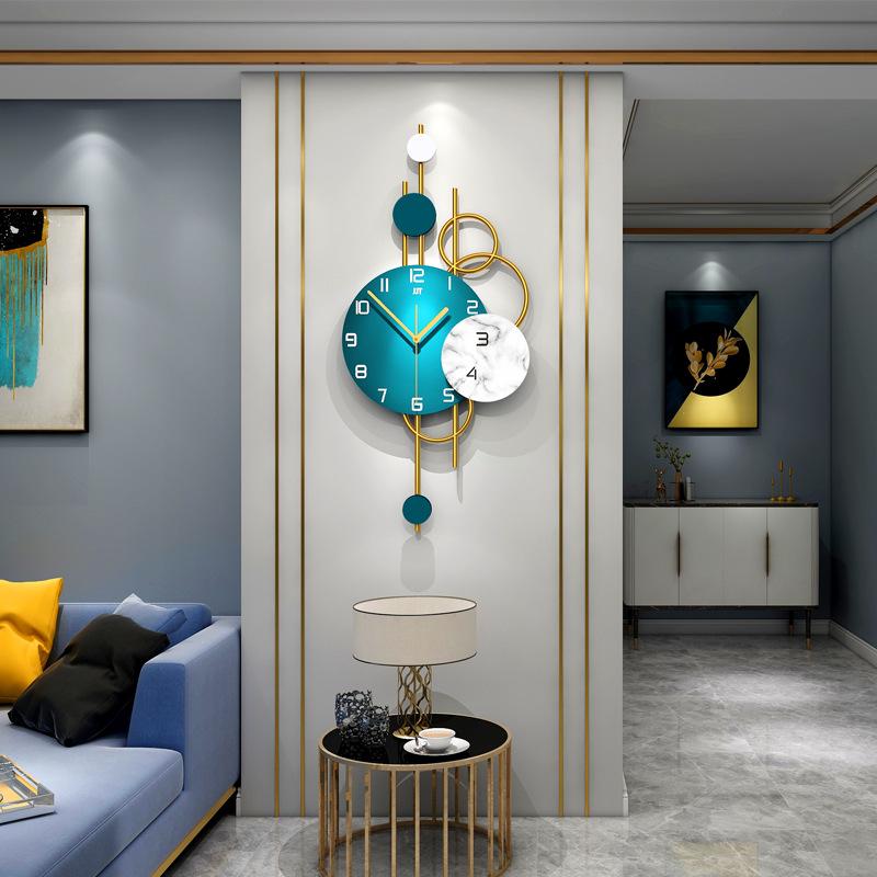 Clocks Wall Clocks Living Room Light Luxury Clock Wall Hanging Home Fashion Creative Decoration Modern Simple Art Wall Watches