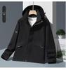 New Unisex Windproof Waterproof Hooded Jacket for Spring/Autumn Outdoor Sports