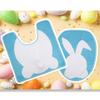 Elastic Easter Rabbit Toilet Seats Cover and Toilet Rugs U Shaped Adds a Touch of Fun to Your Bathroom Decoration