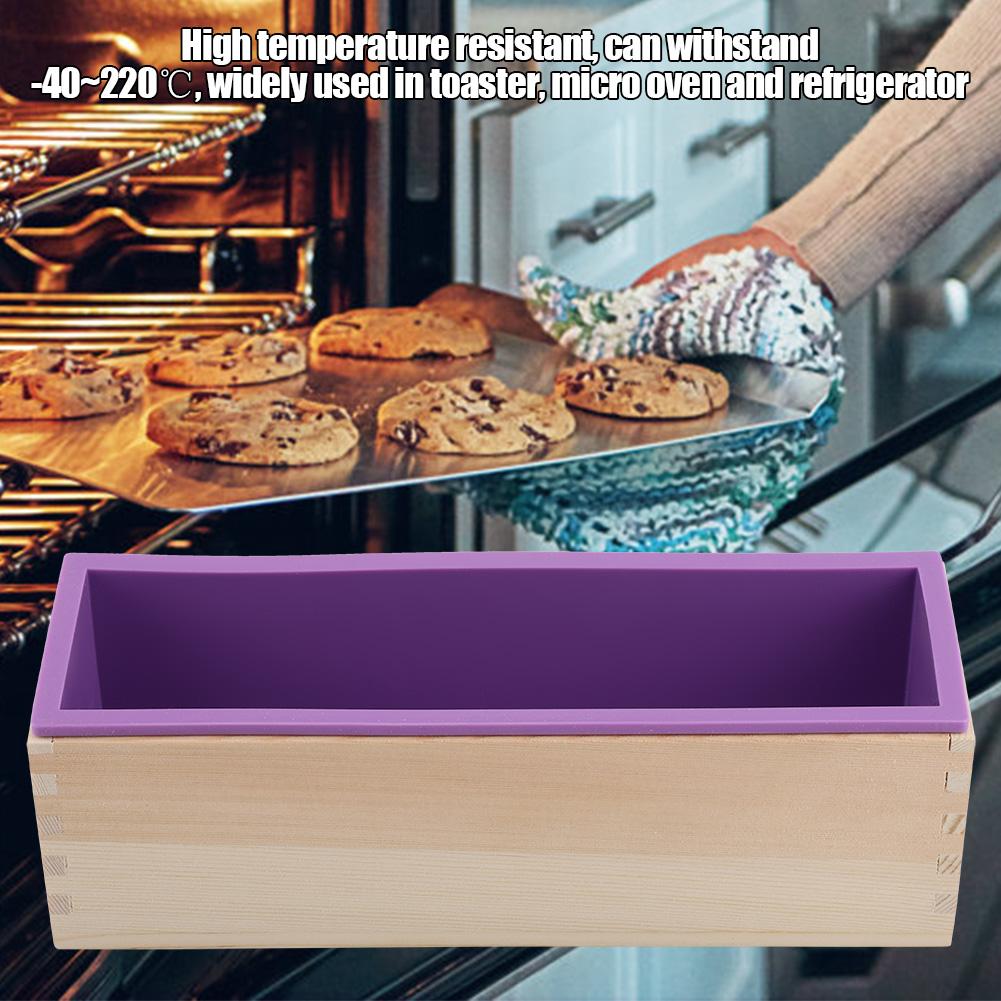 

1200ML Rectangle Silicone Soap Mold DIY Tool for Baking Cake Ice Chocolate