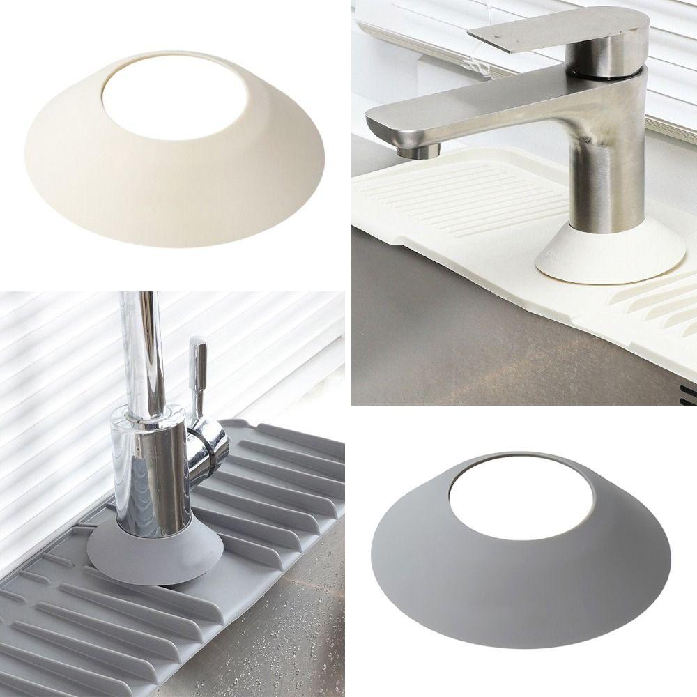 3pcs/set Silicone Faucet Splash Guards Soft Faucet Protectors Creative Water Pads  Kitchen Washbasin
