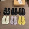 2025 Summer Toe Feeling Clip Seaside New Beach Flip-flops Thick Bottom Shit Clip Foot Slippers Step On Cool Slippers Women Wear