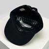 Baseball Plain Color Solid Letterings Alphabet Patch Women  Men For Neutral Gender Fresh Caps Peaked Hats Flat Eaves Breathable Street Sunshade