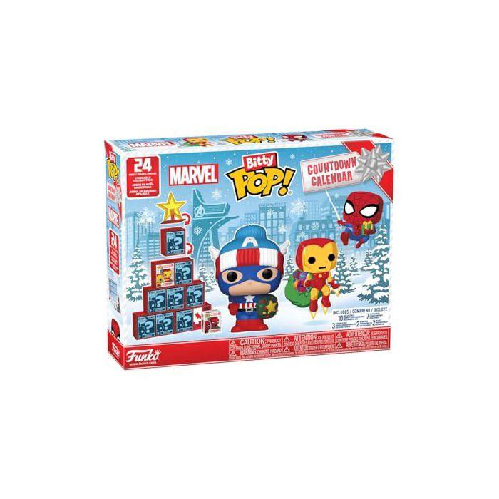 Calendrier de l'Avent - Funko - Marvel Comics - 24 Mini-Figurines - Vinyle - Multicolore