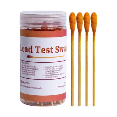 30Pcs Sensitive Lead Test Swabs Rapid Home Lead Testing Swabs 60 Second Result Instant Lead Test for Painted Metal