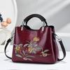 2026 New Chinese Embroidery Fashion Handbag Large Capacity Trend Commuter Crossbody Bag Womens Shoulder Bag Bolso Mujer