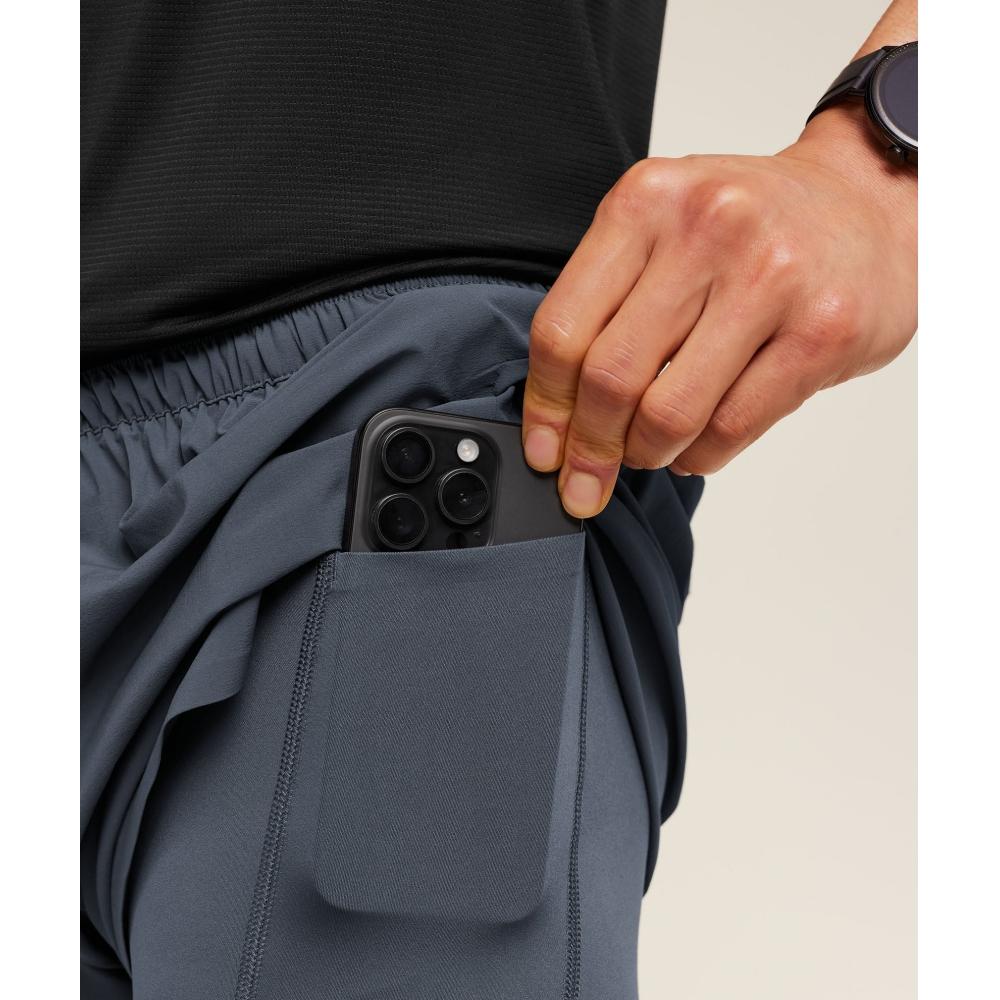 Gymshark RunnIng Elite 2 In 1 5  Shorts Titanium Blue A1c9z Ucmq