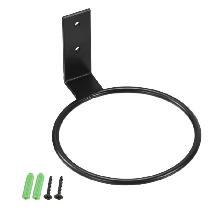 Indoor Outdoor Iron Plant Holder Wall Mount Flower Pots Rings for Balcony and Garden Decorative Hanging Planter Bracket