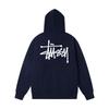 Unisex hettegenser med glidelås og trykkdesign Oversized passform Høst Kasualklær Tenåringer Voksne
