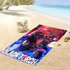 BLACK TORCH Print Beach Towel, Large Soft Quick Dry Towel for Beach Camping Swimming