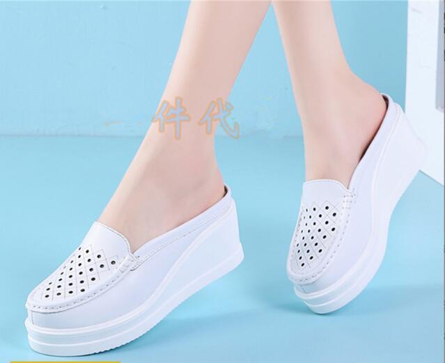 

Летняя женская обувь. Тапочки на платформе. Шлепанцы на танкетке. Тапочки женские. Удобные босоножки на танкетке для женщин. Повседневная обувь. 38