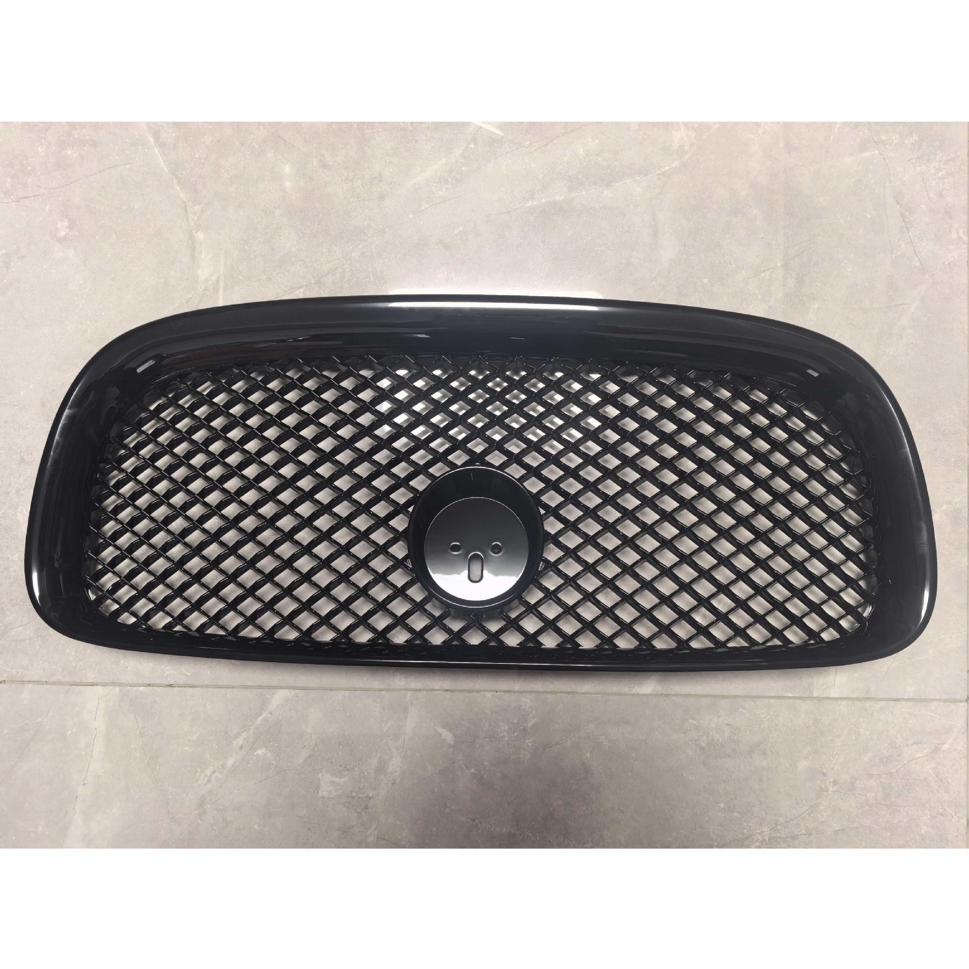 All Black Front Bumper Radiator Grille