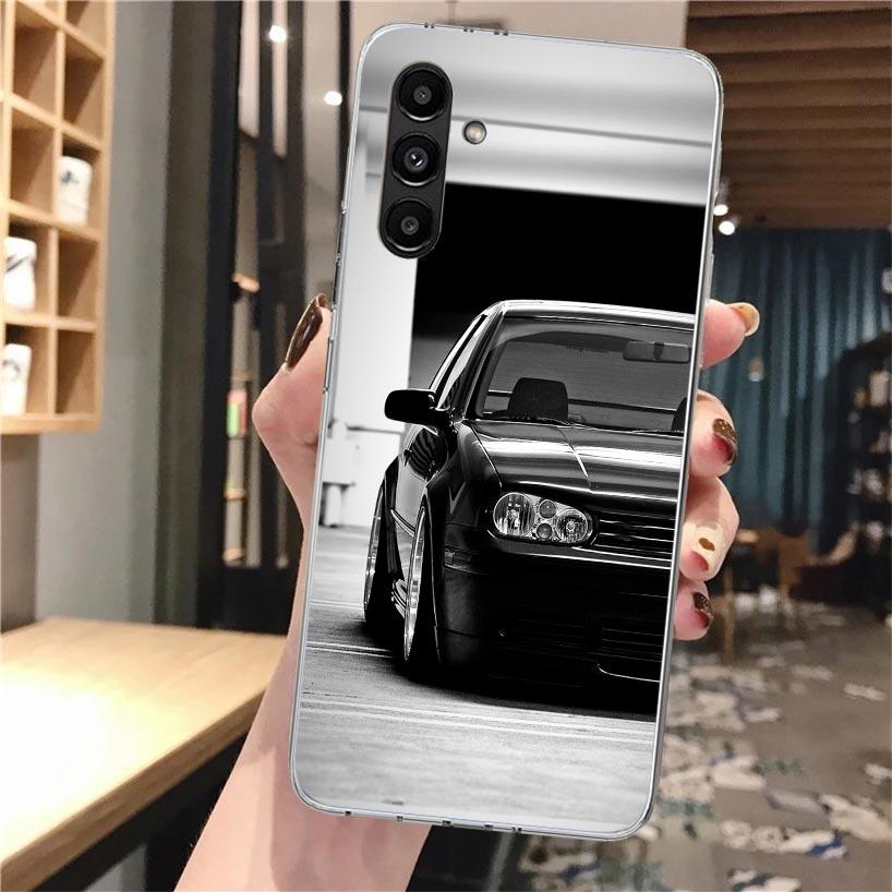 Cool MK4 MK5 Golf Car Soft Phone Case For Samsung Galaxy A17 A16 A26 A36 A56 A15 A14 A13 A55 A54 A53 A35 A34 A33 A25 A24 A23 A05