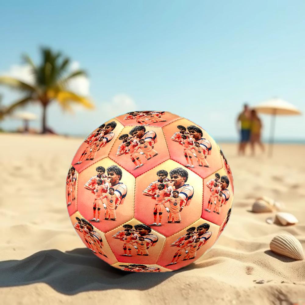 Football Players Celebration  Soccer Ball Size 5 Football Machine Sewn Outdoor Universal Football Perfect Gift for Sports Enthusiasts