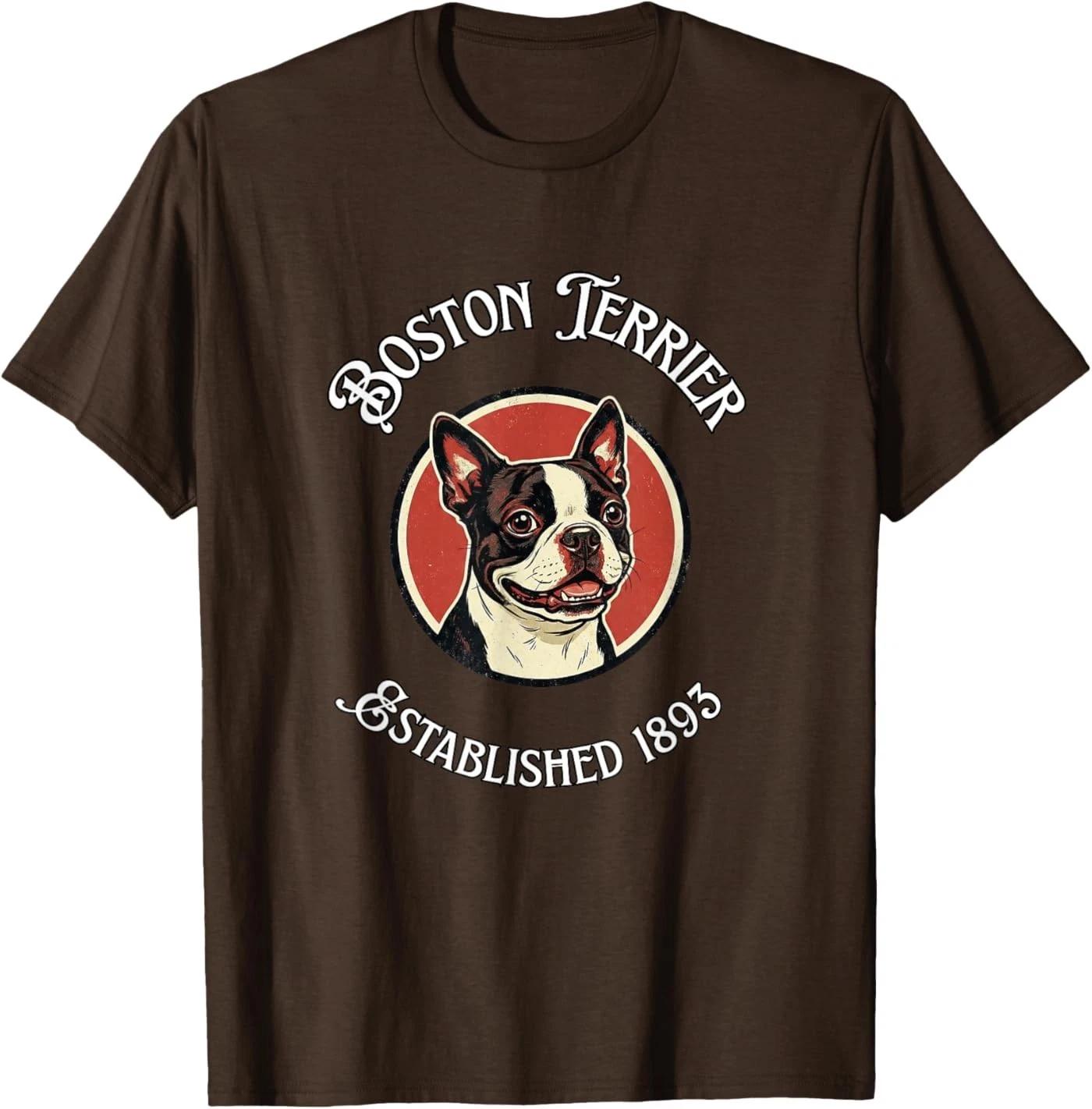 Boston Terrier Dog Breed Lover T-Shirt 4XL