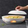 Ceramic Food Warmer Dish with Candle Heater