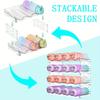 Modular Expandable Cup Storage Rack 2 To 3 Layers Transparent Organizer for Insulated Tumblers Wine Glasses Kitchen Countertop