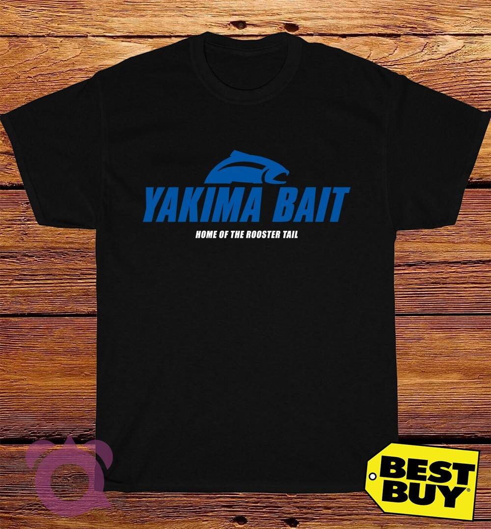 New Yakima Bait Fishing Logo Men s Funny T-Shirt Made In USA Size S to 5XL S