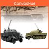Halftra 4d Armored Vehicle Flak37 Anti Aircraft Military Ornaments Diy Model
