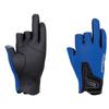 Shimano Pearl Fit Gloves, 3-Piece Cut, Blue, Medium, GL-091Q
