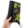 Portable nylon soft bait storage clip, equipped with 6 independent inner pockets, lightweight and  design, easy to carry outdoors.