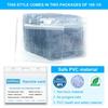 1PC Transparent ID Card Badge Holder PVC Name Card Protector Cover Simple Employee Card Case