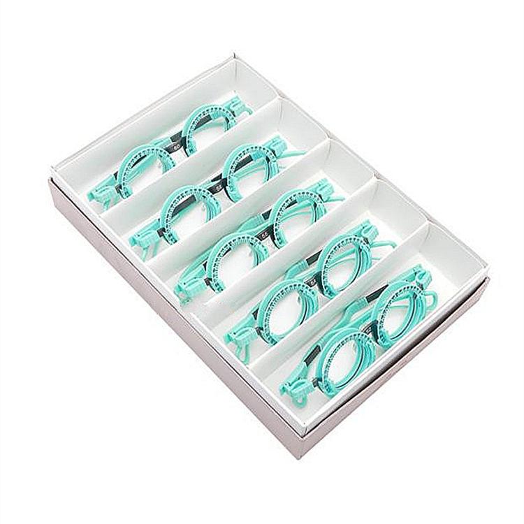 Čistý titánový optometrický skúšobný rám na meranie PD a dioptrií - Nástroj na výdaj progresívnych multifokálnych šošoviek