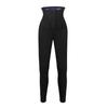 Women's High-Waist Tummy Control Sweat Pants with Hip-Lifting and Row Button Design