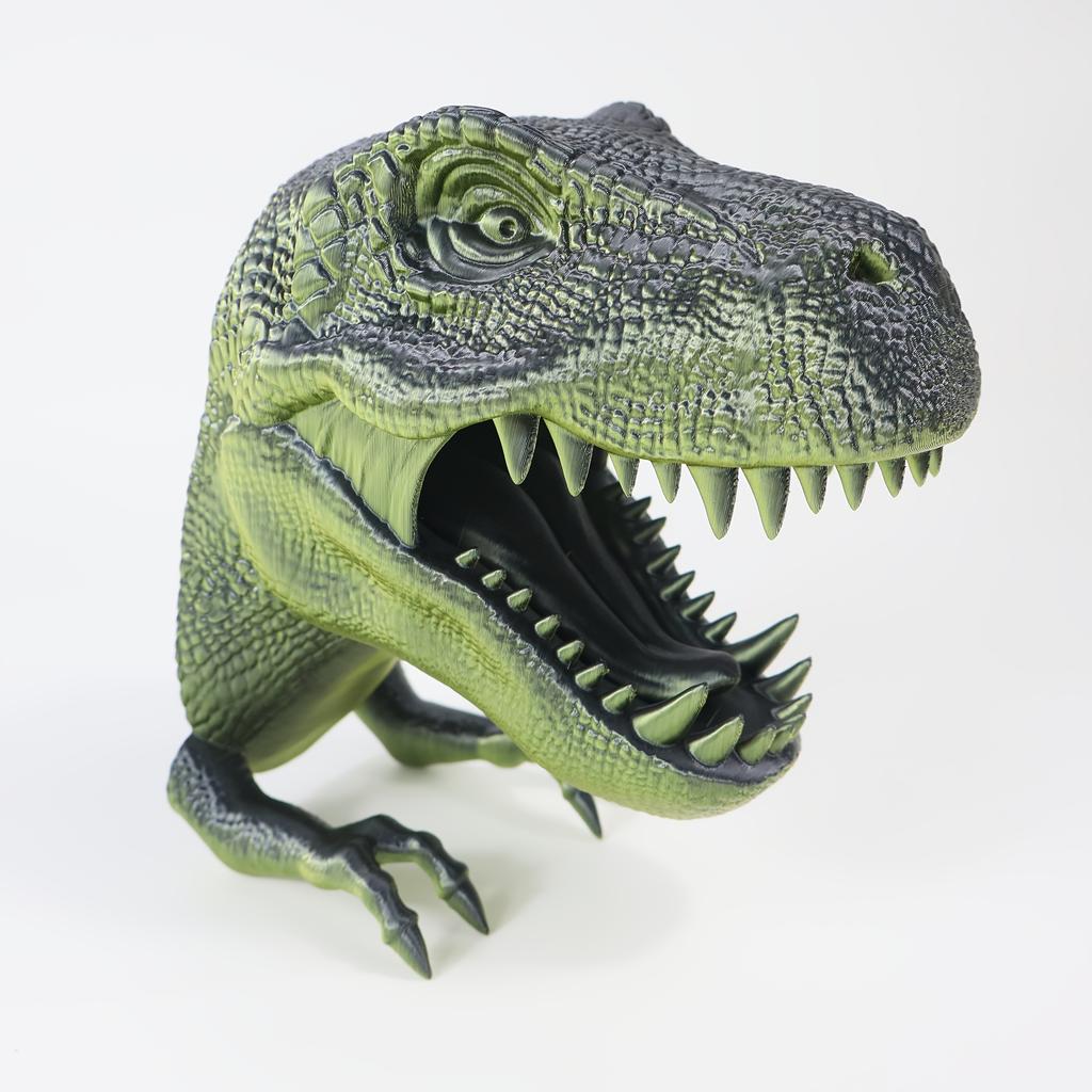 3D printed Tyrannosaurus rex dinosaur avatar multifunctional ornament suitable for desktop decoration and office display