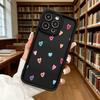 Colorful Heart Pattern Luxury Anti-Slip TPU Phone Case For Xiaomi Redmi Note 15 14 13 12 11 10 9 Pro Full Protective Cover