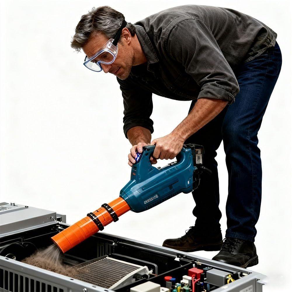 Easy to Attach Airflow Booster Circular Nozzles Doubles Airflow Leaf Blower Attachment All Weather Replacement Part